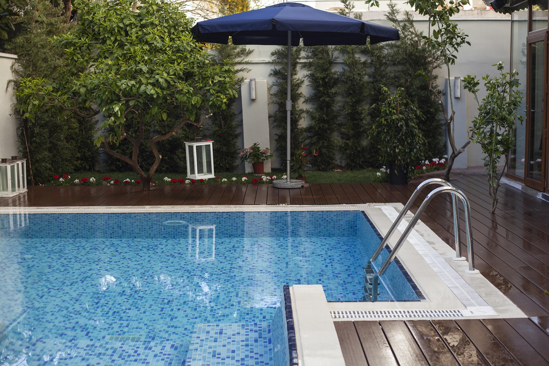 Fuite sur piscine